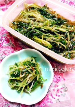 優しい味の水菜しらすのおかか胡麻浸し-レシピのメイン写真
