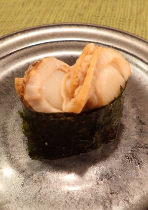 ボイルベビーホタテの軍艦巻き-レシピのメイン写真