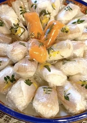 小鯛の笹漬け使った一口寿司（おもてなし）-レシピのメイン写真