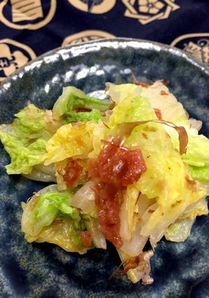 白菜と梅おかか和え-レシピのメイン写真