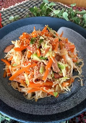 野菜たっぷり焼きビーフン-レシピのメイン写真