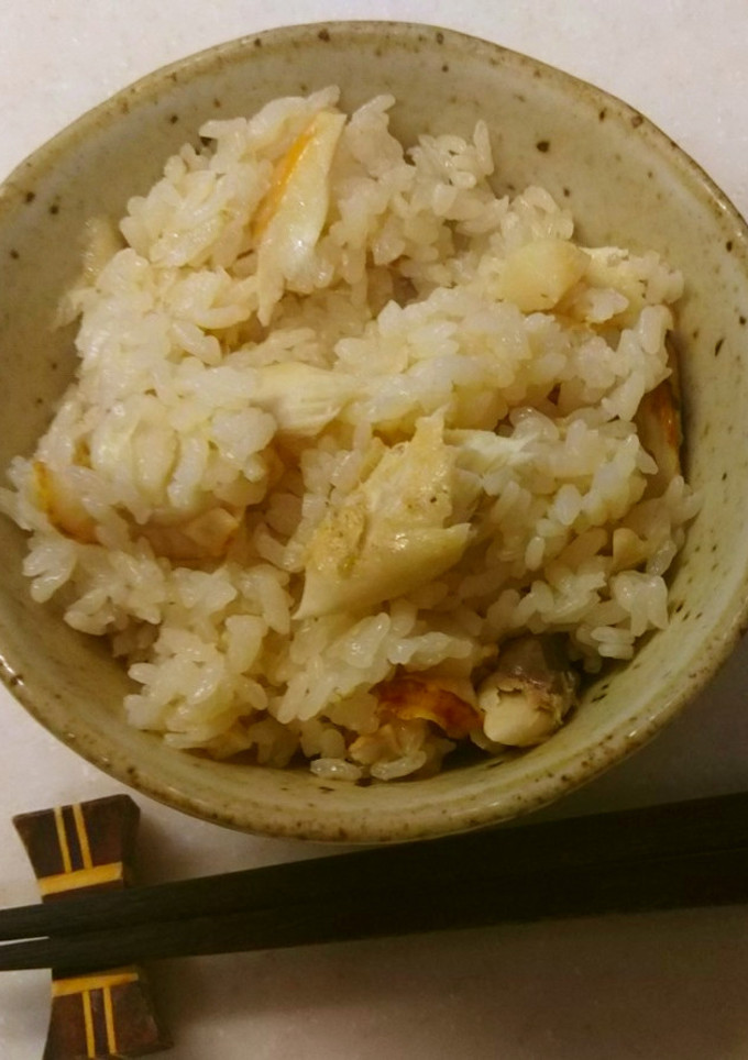 塩サバとホタテの炊き込みご飯-レシピのメイン写真