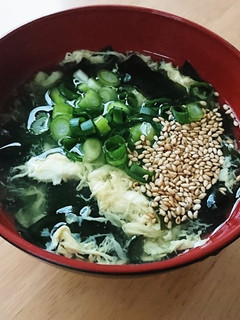 とろとろ生わかめとふわふわタマゴのスープ-レシピのメイン写真