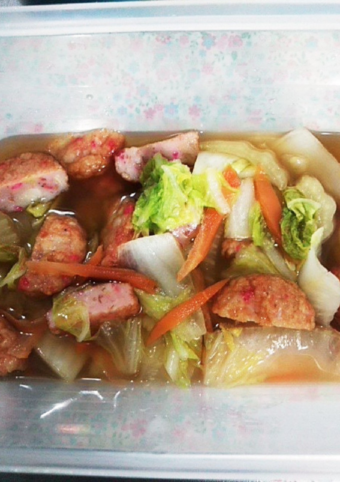簡単♪白菜とさつま揚げ煮-レシピのメイン写真