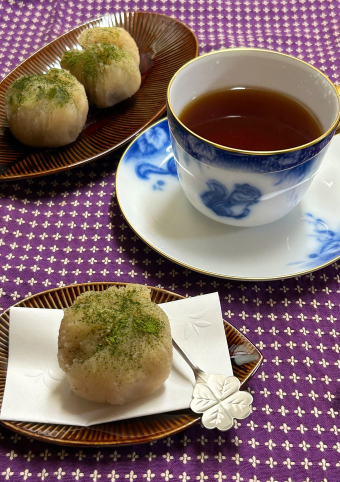 栗の渋皮煮と白餡の茶巾絞り-レシピのメイン写真