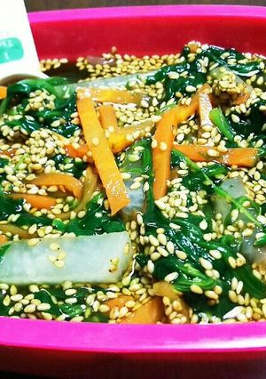 大根•人参•ほうれん草のごま和え-レシピのメイン写真