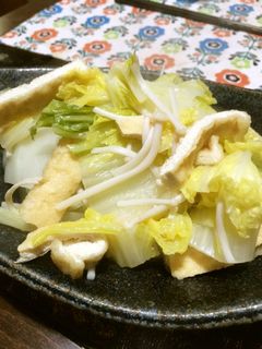 白菜と油揚げのさっと煮-レシピのメイン写真