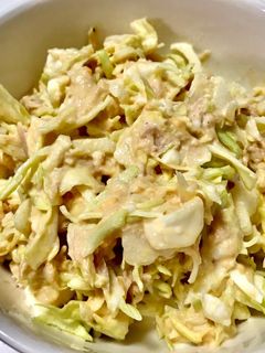 ワンボウルで!キャベツとツナ卵サラダ☆-レシピのメイン写真