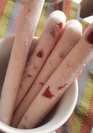 ■苺チーズケーキ♡アイスキャンディー■-レシピのメイン写真