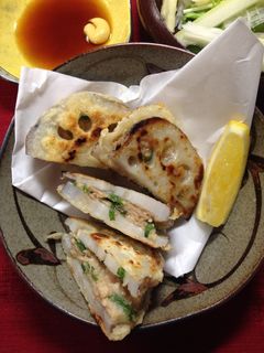 レンコンはさみ焼き-レシピのメイン写真