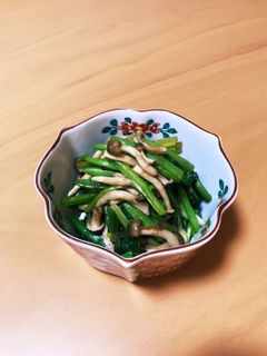 我が家のほうれん草としめじのおかか和え-レシピのメイン写真