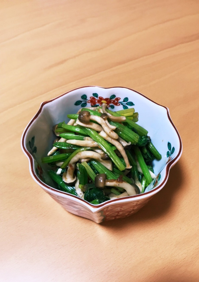 我が家のほうれん草としめじのおかか和え-レシピのメイン写真