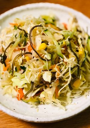 塩昆布サラダ-レシピのメイン写真