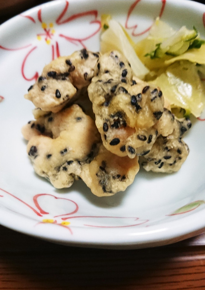 ささみのごま、まぶし揚げ-レシピのメイン写真