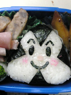 キャラ弁!にこにこパンチで♪おむすびまん-レシピのメイン写真