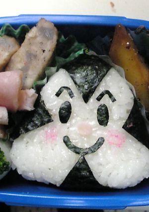 キャラ弁！にこにこパンチで♪おむすびまん-レシピのメイン写真