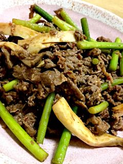 味噌と豆板醤の牛肉甘辛炒め-レシピのメイン写真