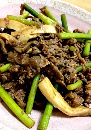 味噌と豆板醤の牛肉甘辛炒め-レシピのメイン写真