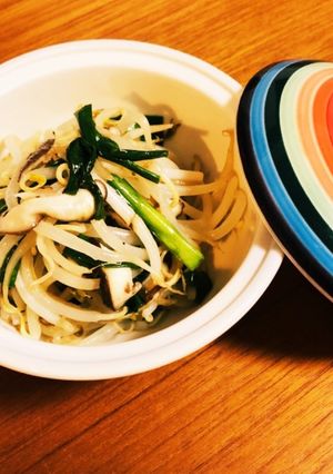 レンジで簡単！ニラともやしのナムル-レシピのメイン写真