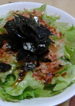 ちぎるだけ~旨っ早!!レタスサラダ♫♬♫-レシピのメイン写真