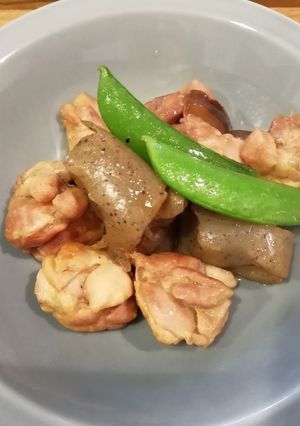 油なし☆包丁を使わない☆鶏肉の炒め煮-レシピのメイン写真