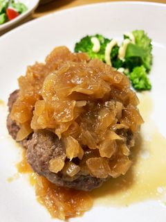 玉ねぎとポン酢のハンバーグソース-レシピのメイン写真
