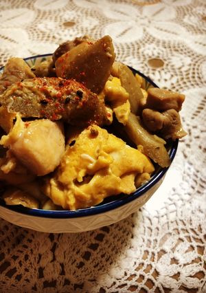 簡単！うまい！鶏ごぼう卵とじ丼！-レシピのメイン写真