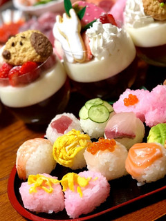 ひな祭り手まり寿司-レシピのメイン写真