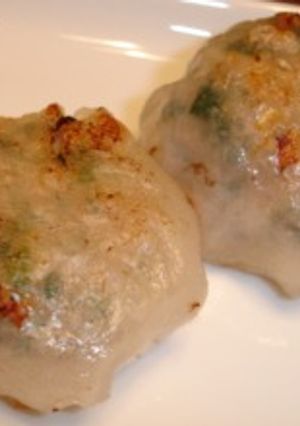 ニラ饅頭★透明な皮も作っちゃえ!-レシピのメイン写真
