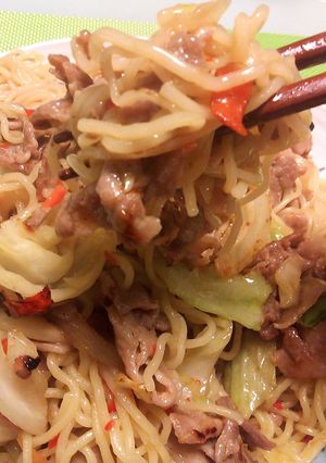 レモン香るスィートチリ焼きそば-レシピのメイン写真