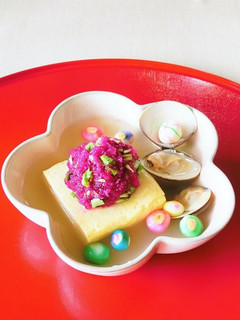 ひな祭り*だし巻き玉子手まりおろし蛤あん-レシピのメイン写真