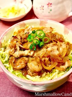 時短♡やわらか!豚の生姜焼き丼♡-レシピのメイン写真