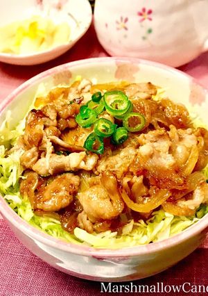 時短♡やわらか！豚の生姜焼き丼♡-レシピのメイン写真
