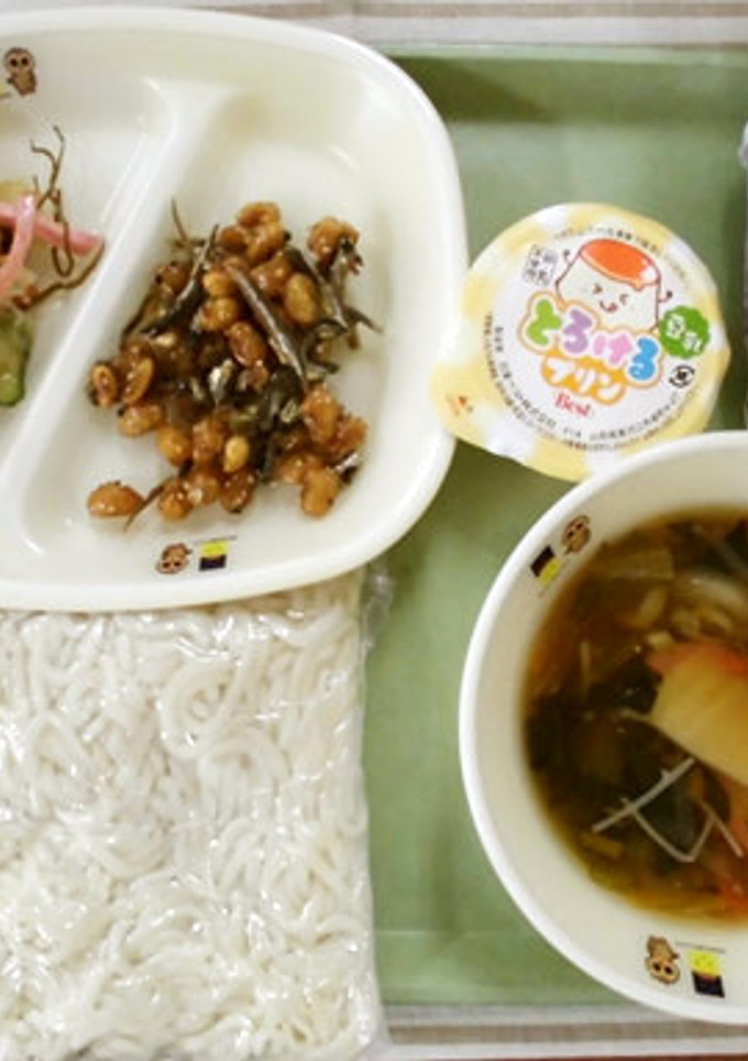 大豆といりこの揚げ煮＠つくば市学校給食-レシピのメイン写真