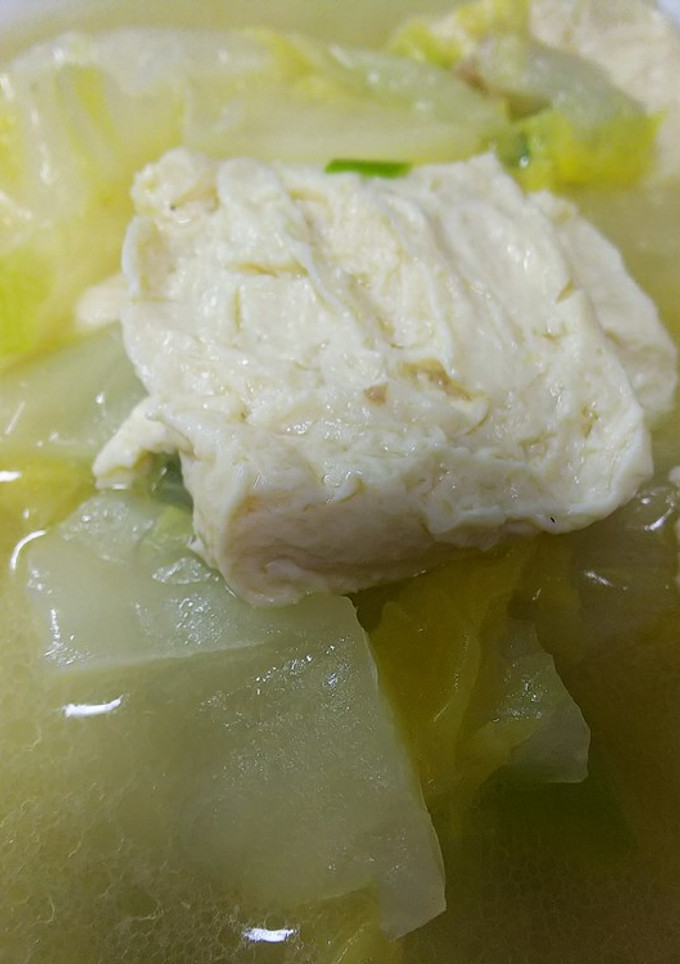 簡単中華・白菜と凍み豆腐のスープ-レシピのメイン写真