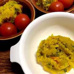 離乳食中期・後期幼児 かぼちゃと野菜-レシピのメイン写真