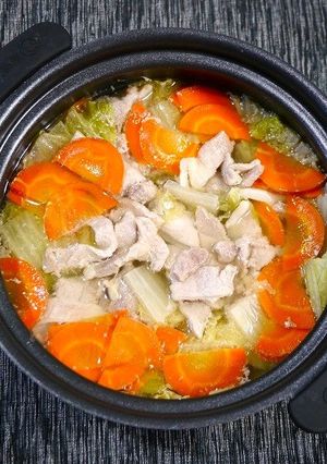 ダイエット！やせるお味噌汁☆豚白菜鍋-レシピのメイン写真