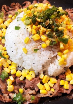 フライパンで♡ビーフペッパーライス風-レシピのメイン写真