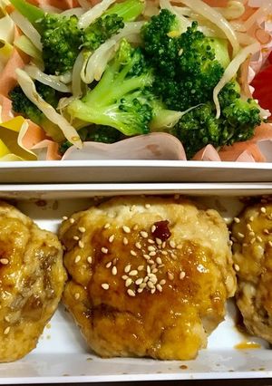 お弁当に！簡単☆鶏ひき肉と豆腐のツクネ風-レシピのメイン写真