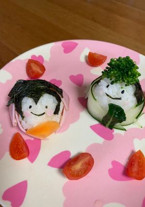 お雛むすび-レシピのメイン写真