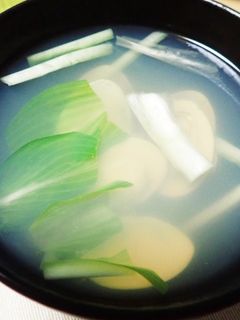 ハマグリとうるいの澄まし汁-レシピのメイン写真