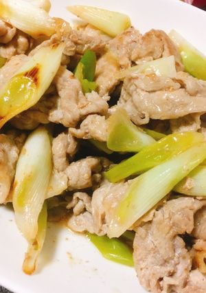 豚肉・ネギのごまドレッシング炒め-レシピのメイン写真