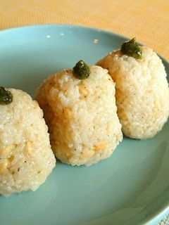 やみつき!青じそ天かすのおにぎり☆-レシピのメイン写真