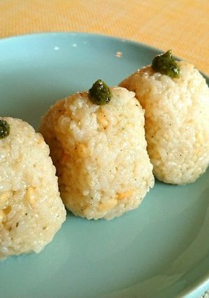 やみつき！青じそ天かすのおにぎり☆-レシピのメイン写真