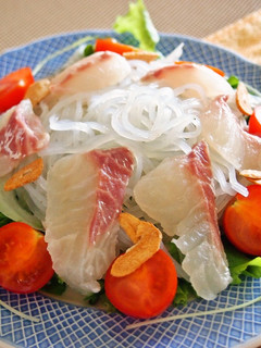マロニーと鯛のカルパッチョサラダ-レシピのメイン写真