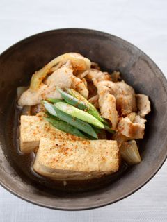 サッと煮て【豚肉豆腐】豚ばら肉豆腐-レシピのメイン写真