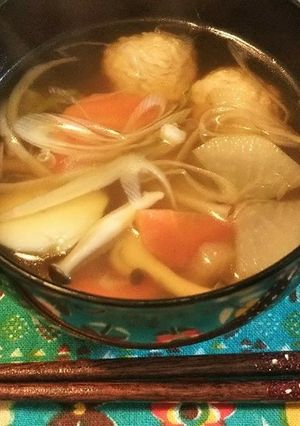 根菜たっぷりのけんちん汁-レシピのメイン写真