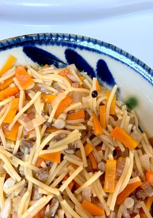 ミートソースパスタ風☆離乳食完了期-レシピのメイン写真