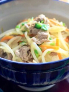腎臓病食にも ラムしゃぶ丼-レシピのメイン写真