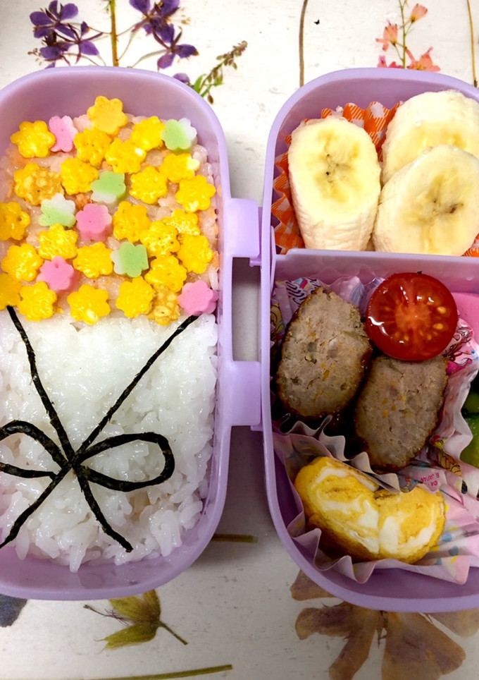 春の花束☆幼稚園のお弁当-レシピのメイン写真